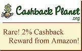 cashback from TOP stores including Amazon